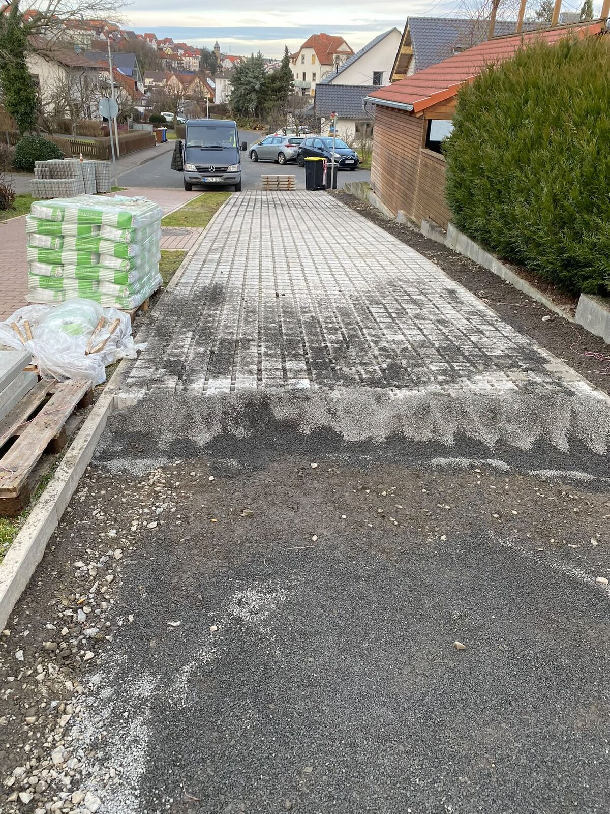Gepflasterte Einfahrt im Rhein-Main-Gebiet — Projekt 2 von Pflasterdonner