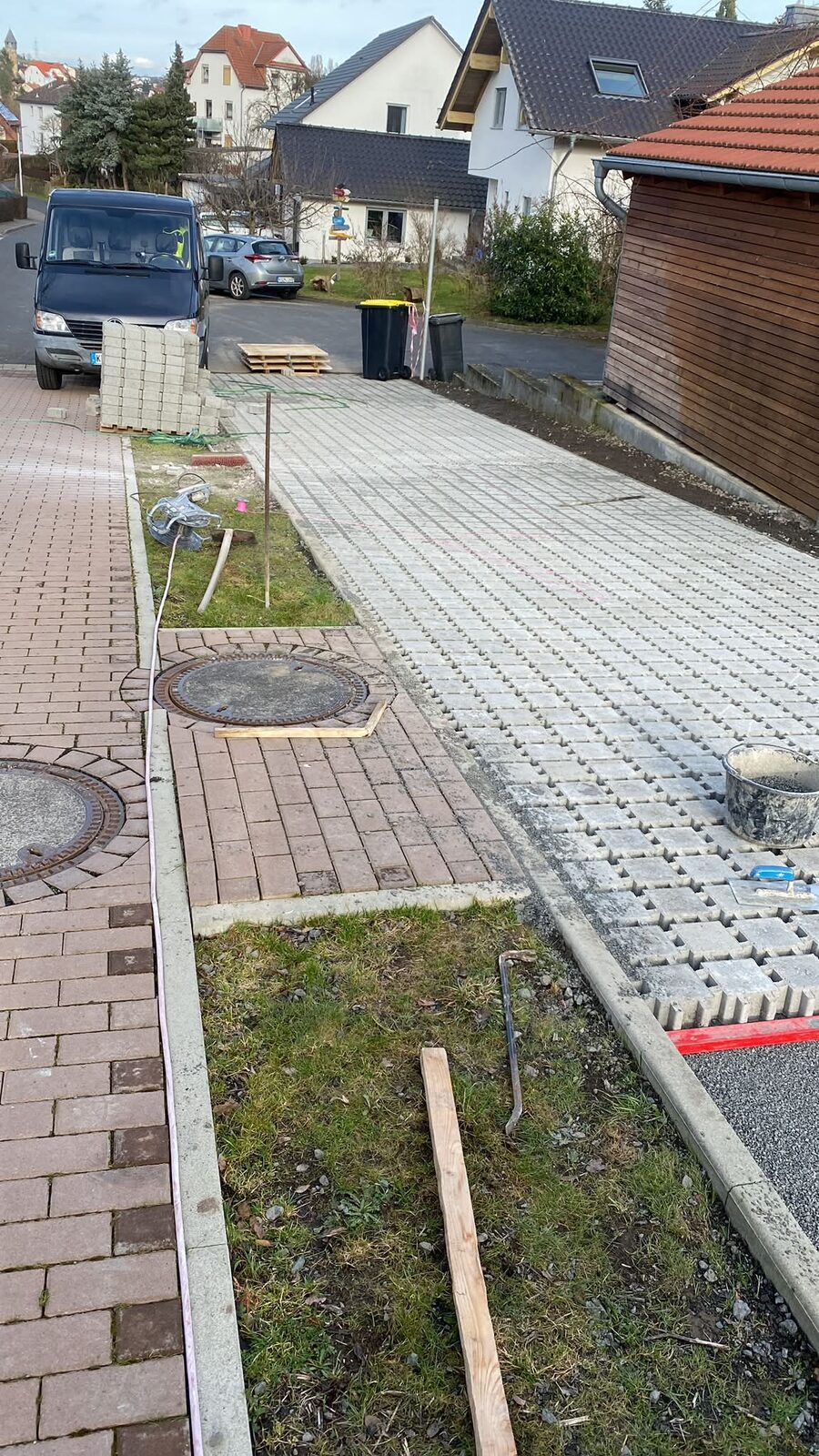 Gepflasterte Einfahrt im Rhein-Main-Gebiet — Projekt 4 von Pflasterdonner