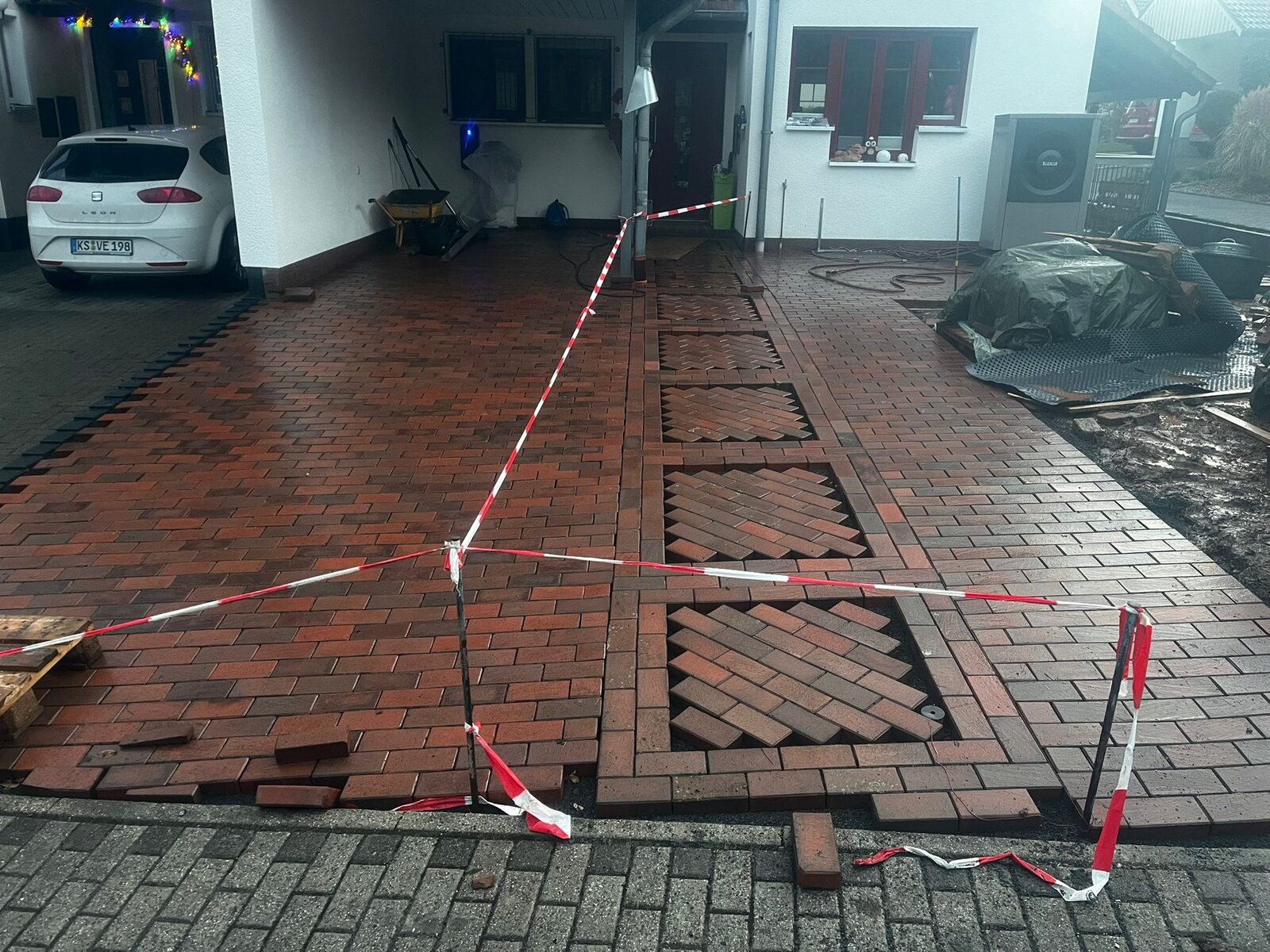 Gepflasterte Einfahrt im Rhein-Main-Gebiet — Projekt 7 von Pflasterdonner