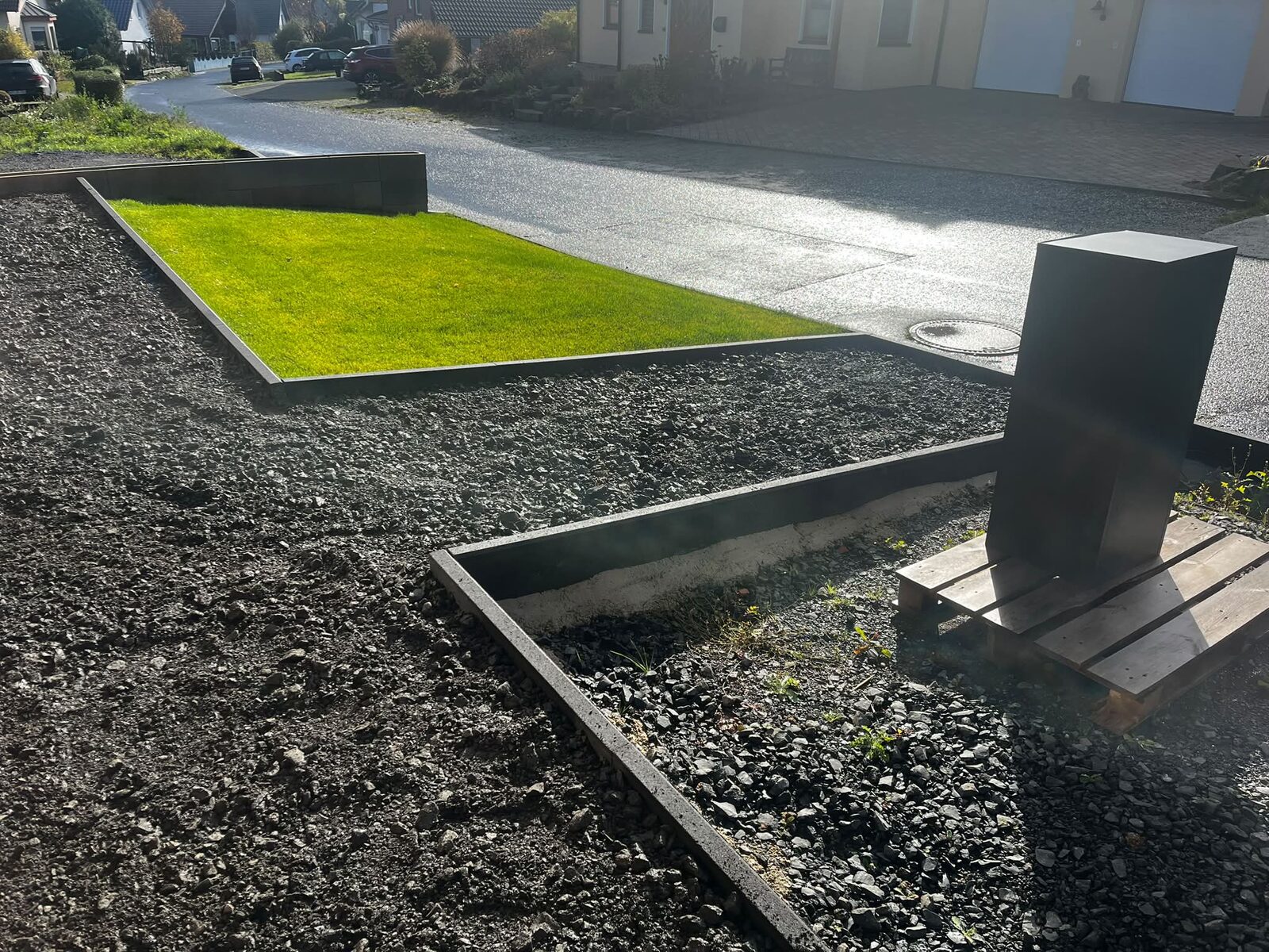 Gepflasterter Gartenweg — Projekt 1 von Pflasterdonner