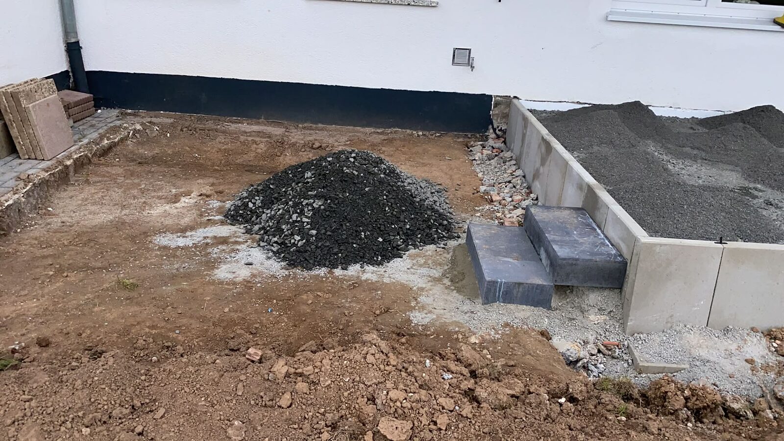 Terrasse mit Platten- und Pflasterbelag — Projekt 3 von Pflasterdonner