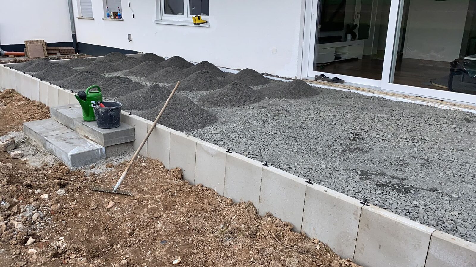Terrasse mit Platten- und Pflasterbelag — Projekt 4 von Pflasterdonner