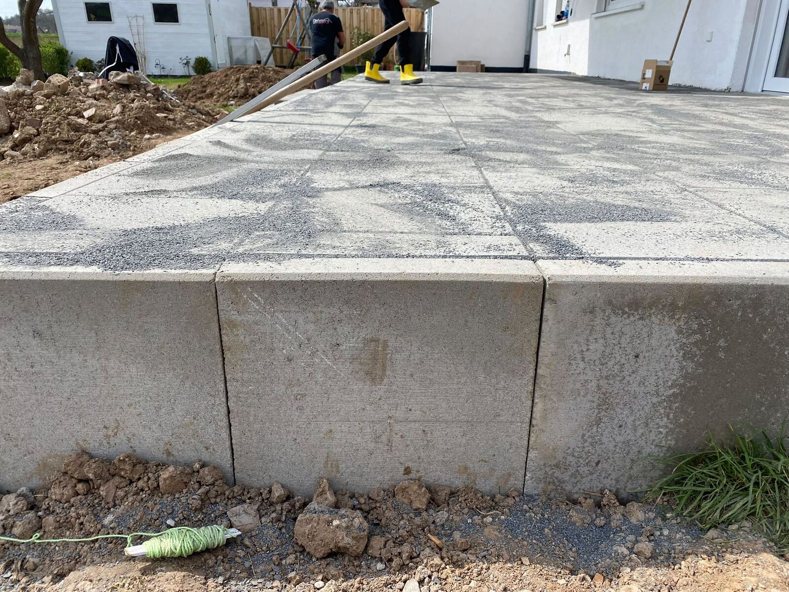 Terrasse mit Platten- und Pflasterbelag — Projekt 6 von Pflasterdonner