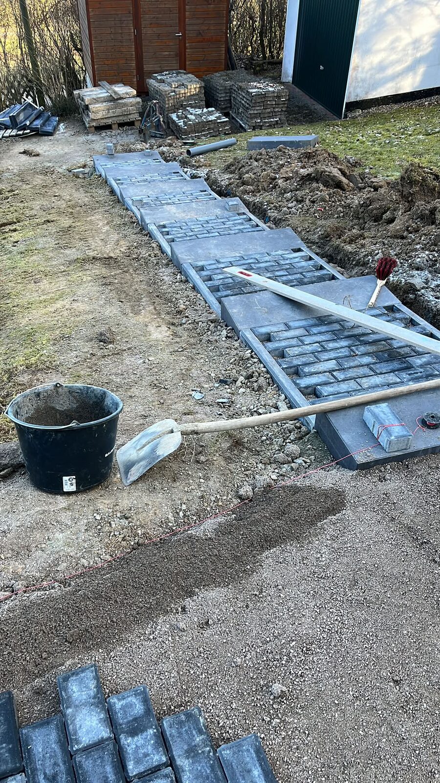 Außentreppe aus Blockstufen — Projekt 4 von Pflasterdonner